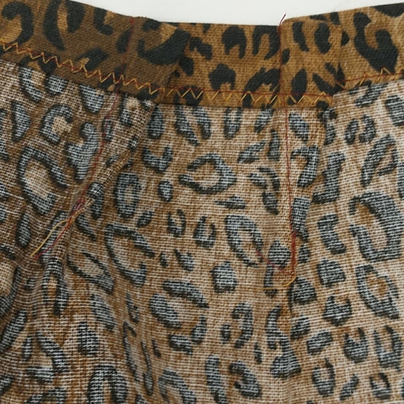 Handmade Leopard Wrap Pants Comfortable & Dramatic - Picture 12 of 12